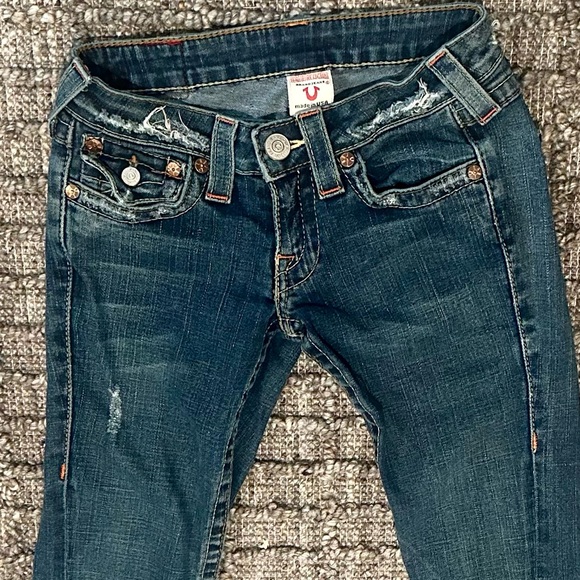 True Religion Low Rise Joey Jeans Size 25 - Picture 5 of 16